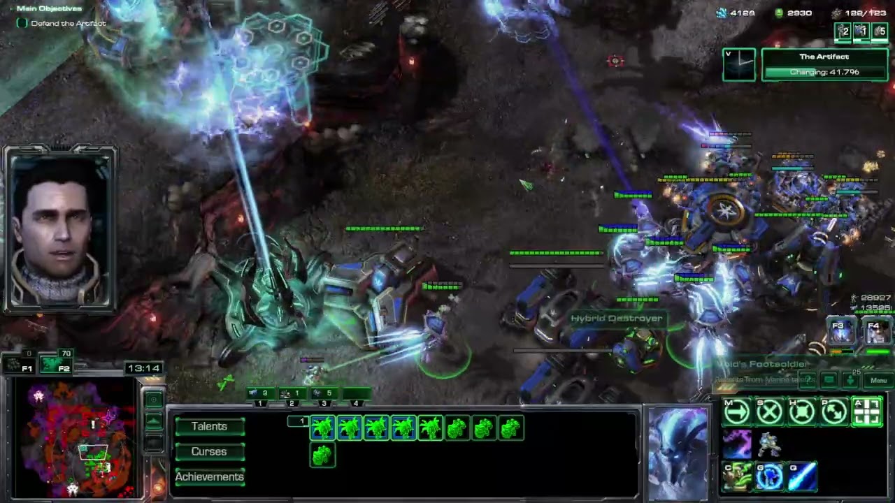 Wizard Brutal Chaos+3 All In Omega Defense Win Starcraft 2 WOL 