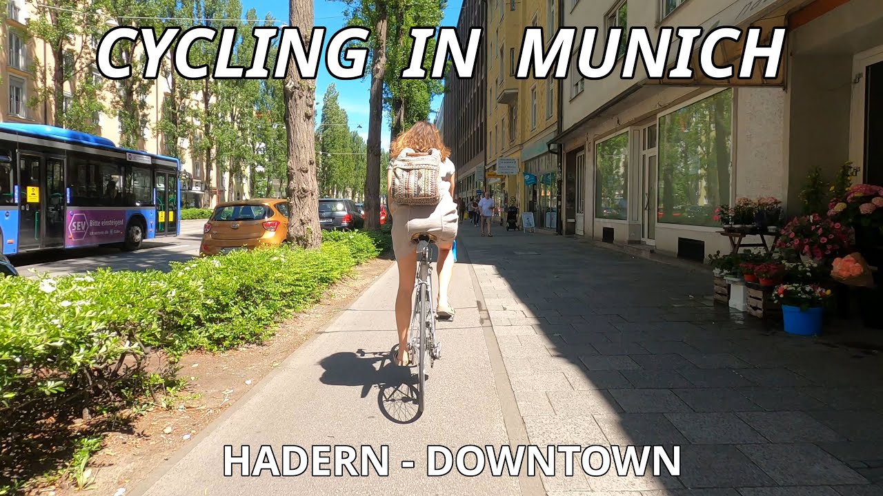 Cycling in Munich - From Hadern to Downtown