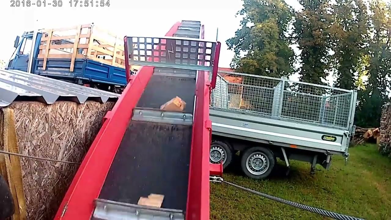 Brennholz mit der Trommelsäge