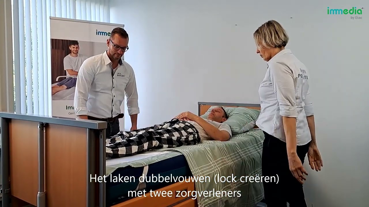 Immedia SatinSheet Stap voor stap | Fase 2 hoofdeinde omhoog brengen/zitten in bed