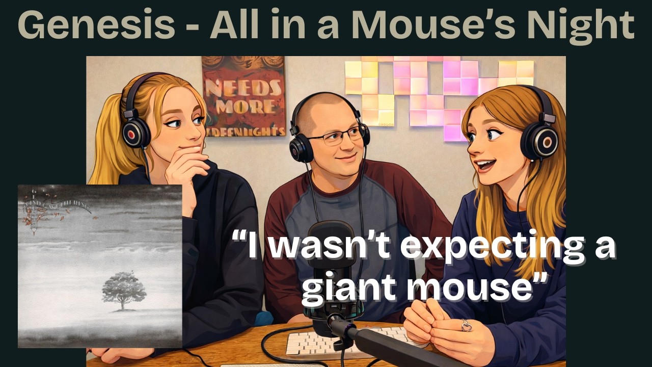 Daughters' First Listen - Genesis: All in a Mouse's Night #33yearsapart #genesis #musicreaction