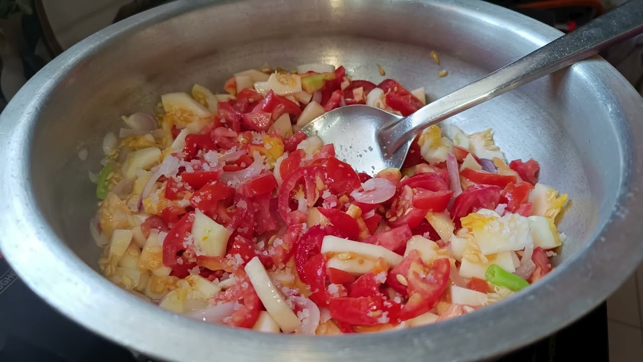 Kankadi tamatar machi ka😋😋 salanతమత దోసకాయ ఎండి చాప