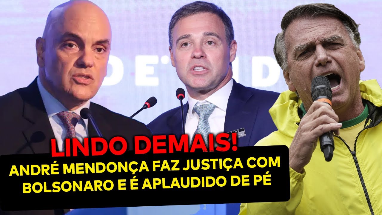 André Mendonça LIBERTA Bolsonaro e dá xeque-mate no Xandão! Ministro é aplaudido de pé pelo povo