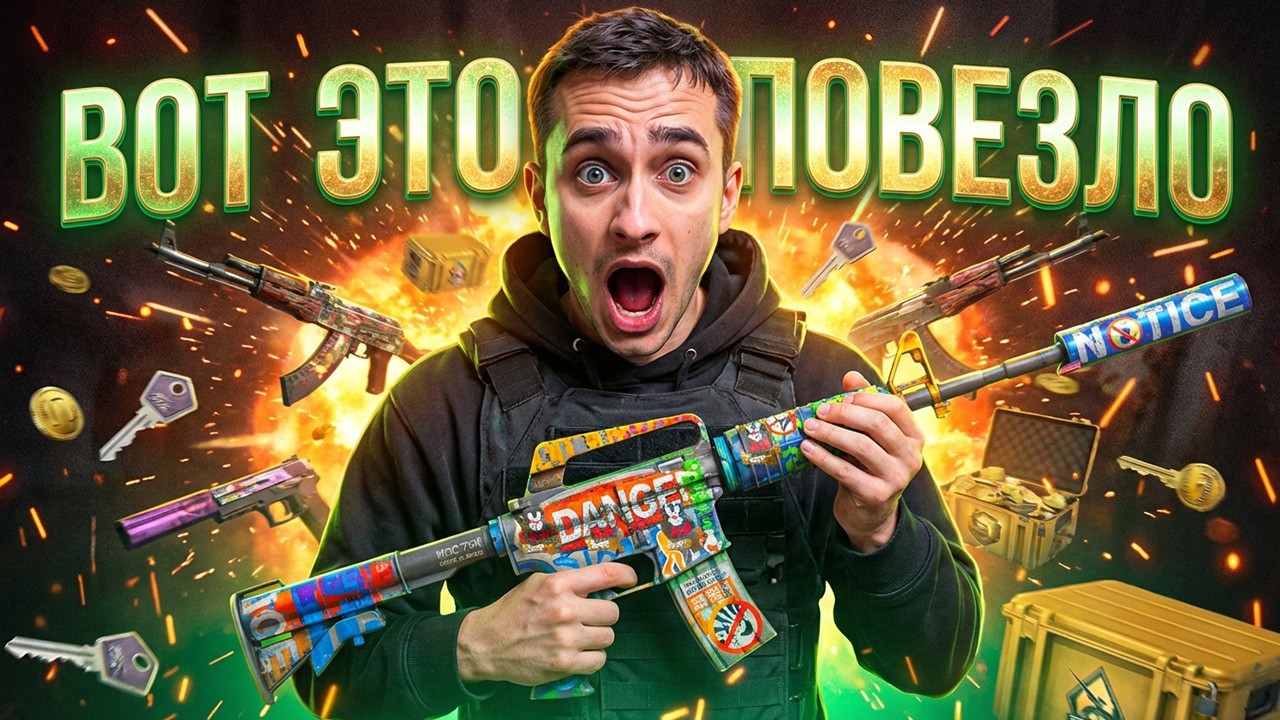 НОВЫЕ КЕЙСЫ БЕЗУМНО ЗАНОСЯТ - ВЫИГРАЛ ЭМКУ ЗА 77.000₽ ! Сайты с Кейсами КС 2 ! Кейсы CS 2