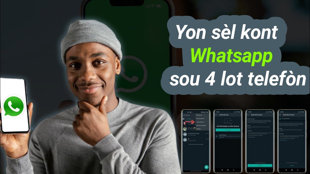 Fason pou itilize yon kont whatsapp sou plizyè telefòn | Dalex-Unlocker