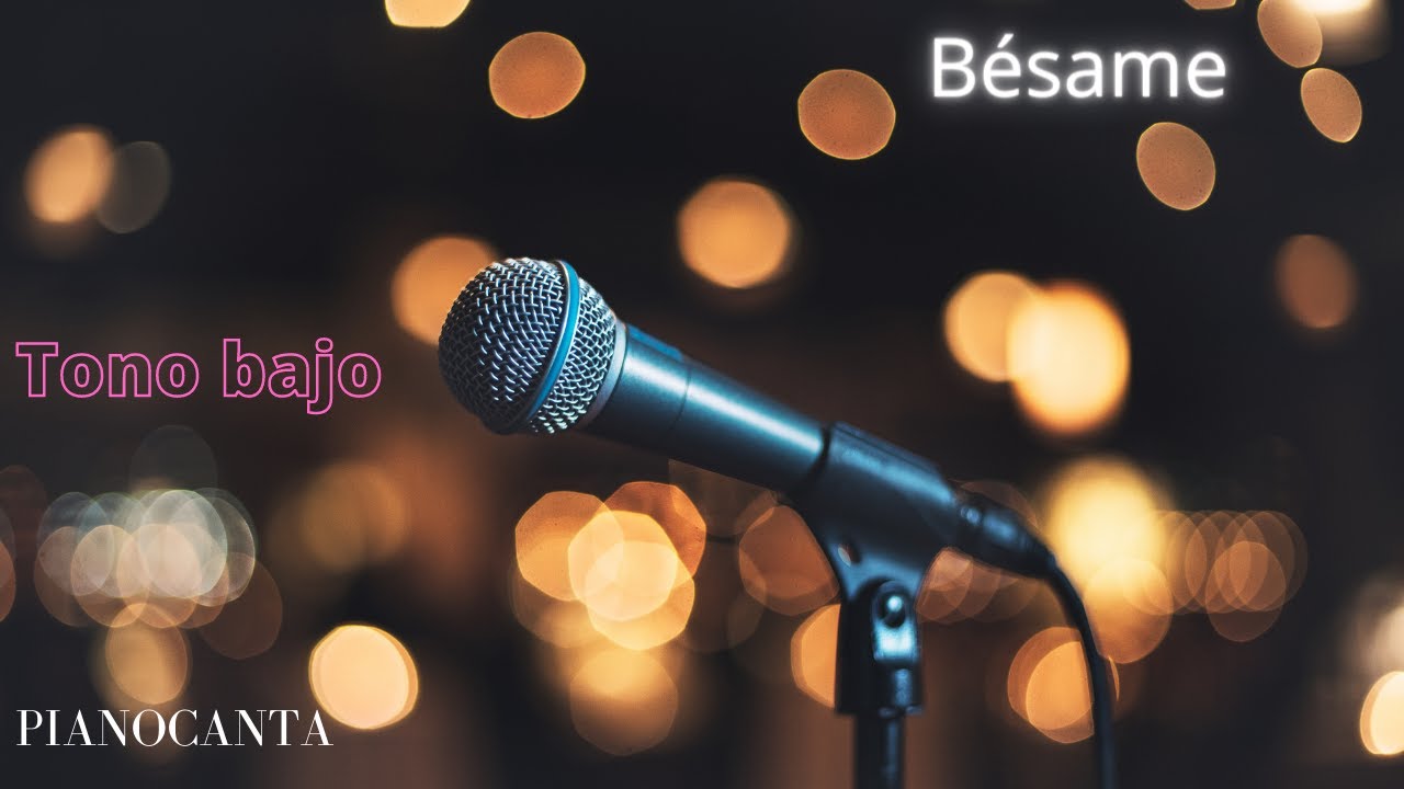 Bésame - Ricardo Montaner (Tono Bajo) Exclusivo Miembros de canal Tono Fa Mayor.