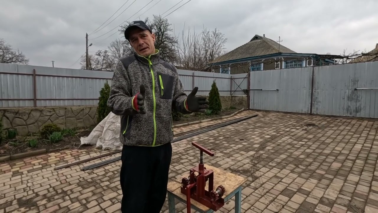 Трубогиб для профільної труби своїми руками.