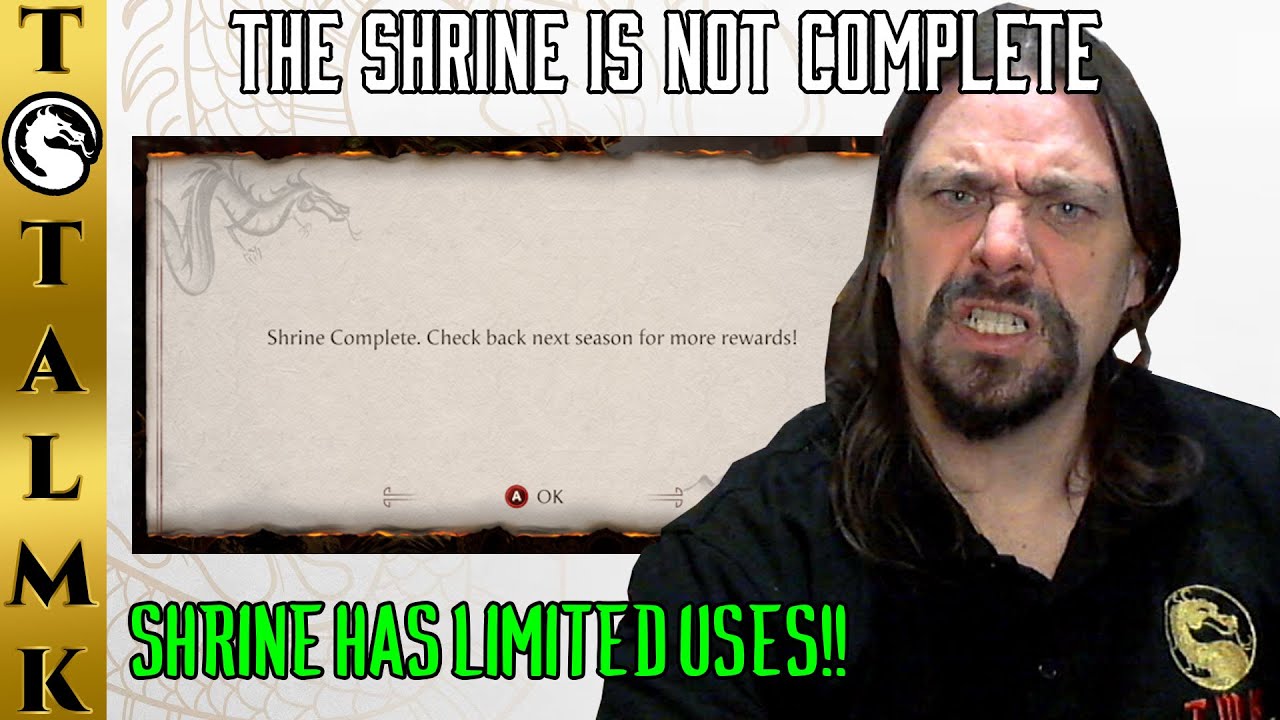 THE SHRINE IS NOT COMPLETE! - THE SCAMS KONTINUE!