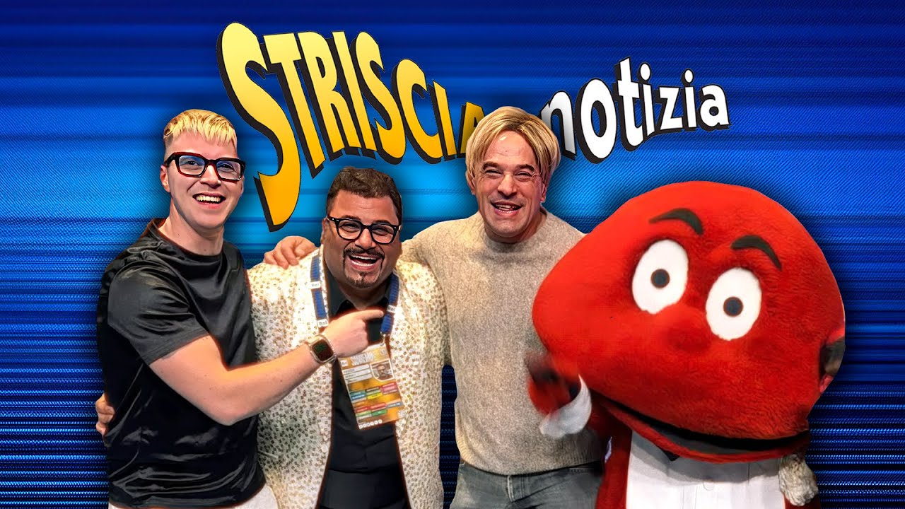 ERWIN e SENPAI LUIGI invitati a STRISCIA LA NOTIZIA