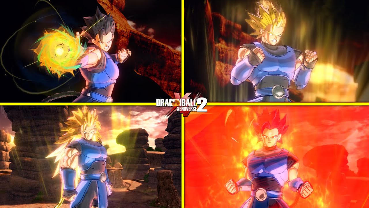 NEW DB Legends Shallot in Xenoverse2! Shallot All Animated Transformation & Skills [MOD]