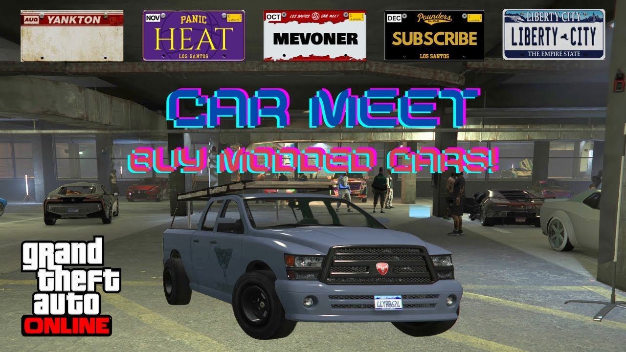 GTA 5 Online - LS Car Meet Buy NEW DLC MODDED CARS and GCTF! {PS5} - JOIN IN!