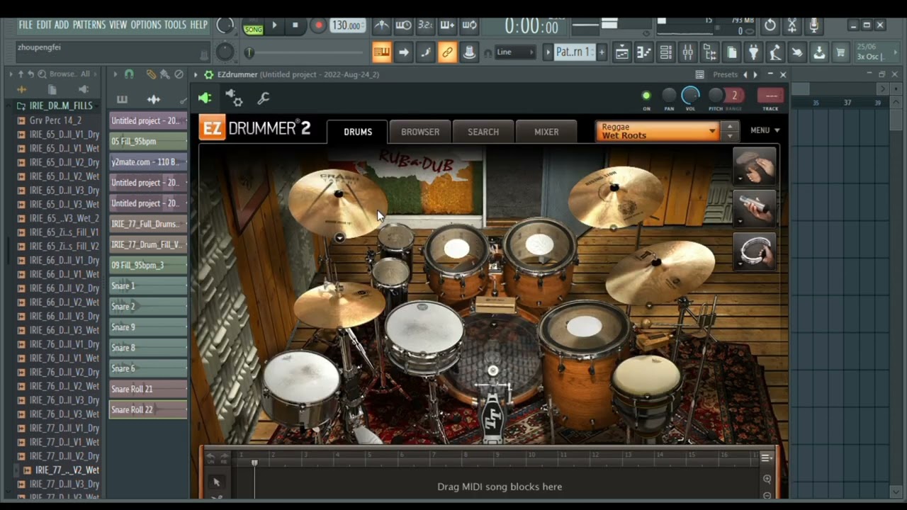Free Reggae Drum Fills 🥁 || Local Beat 2022
