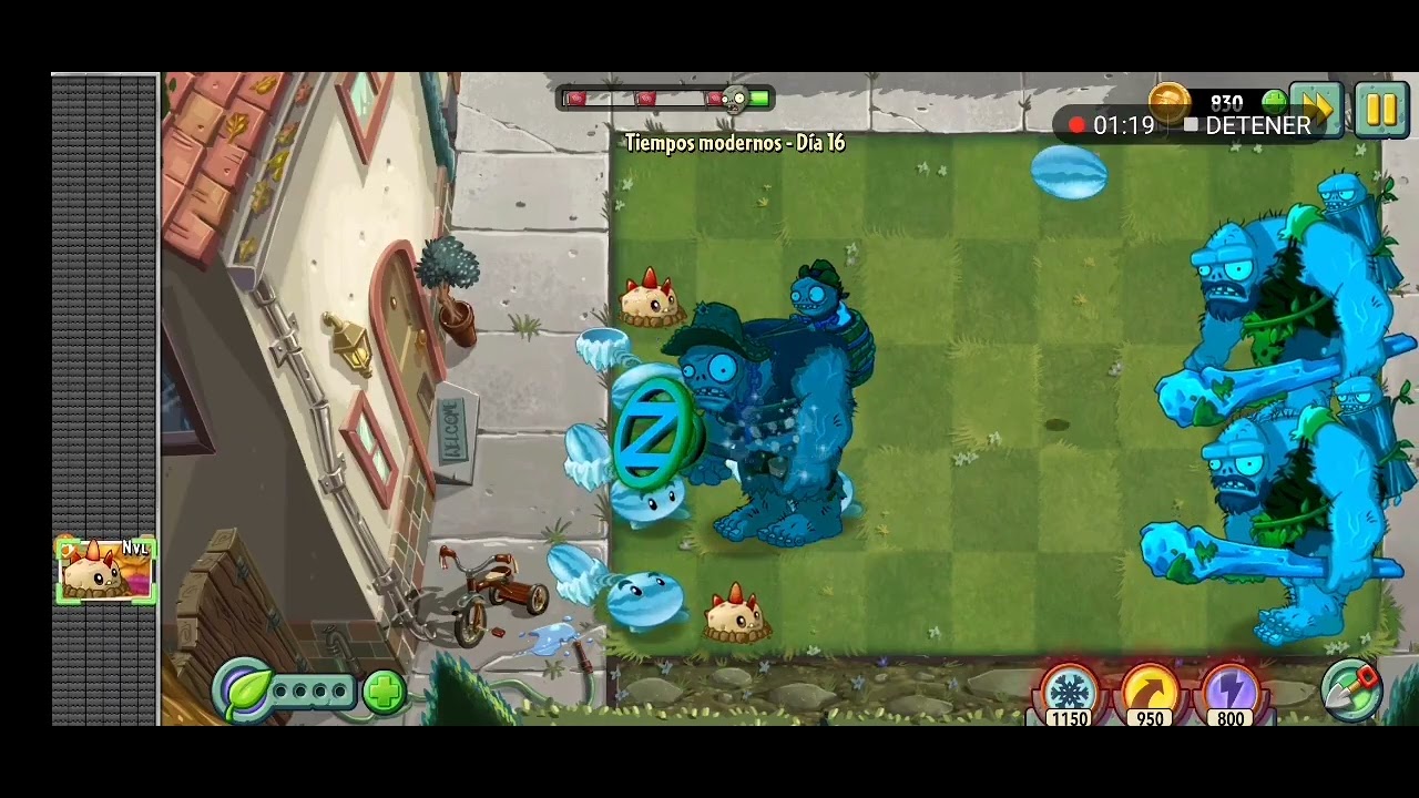 plantas vs zombies 2 tiempos modernos día 16