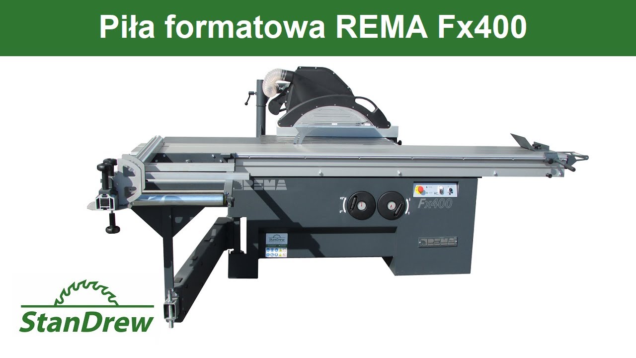 Piła formatowa REMA Fx400 - StanDrew maszyny stolarskie