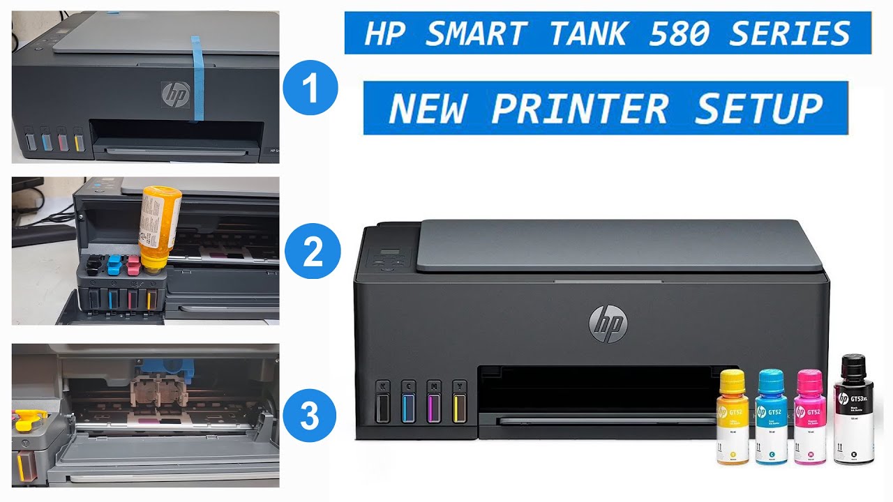 hp smart tank 581 setup - HP  #580 #585 #590