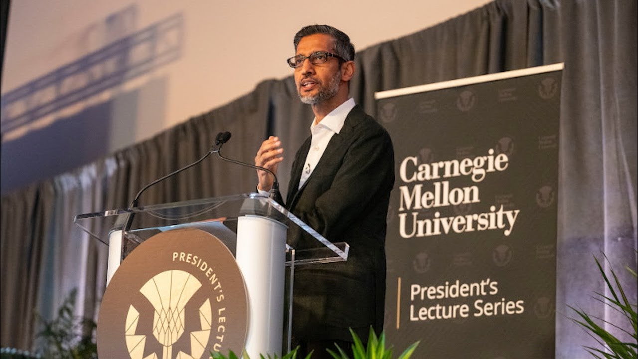 Google & Alphabet CEO Sundar Pichai Visits Pittsburgh for CMU's President's Lecture Series