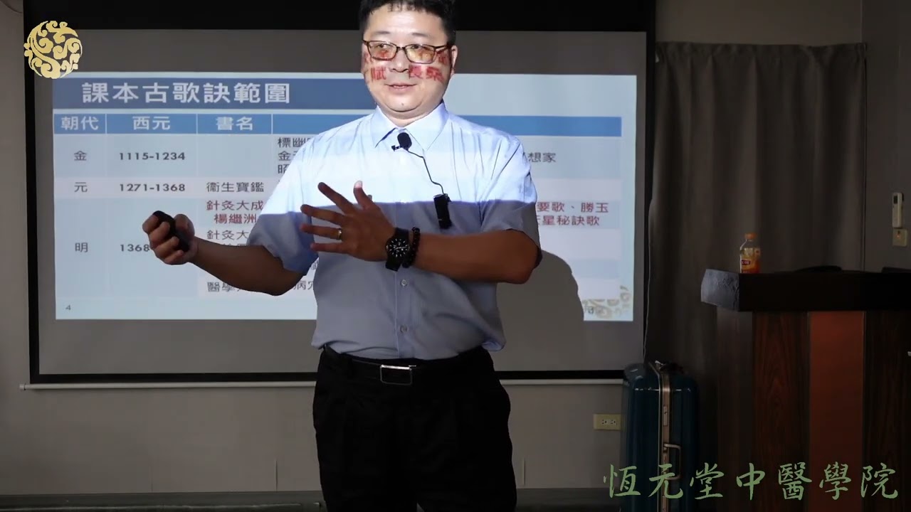 中醫針灸全能班第18堂 古歌訣針法分析