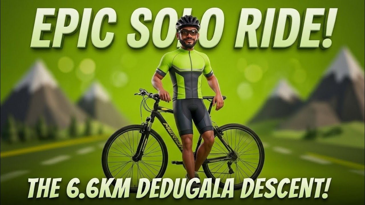 NO PEDALING? 6.6km Steep Downhill from Dedugala! 🚵&zwj;♂️💨 #Pedalceylon #Biසිකල් #srilanka #tourism 