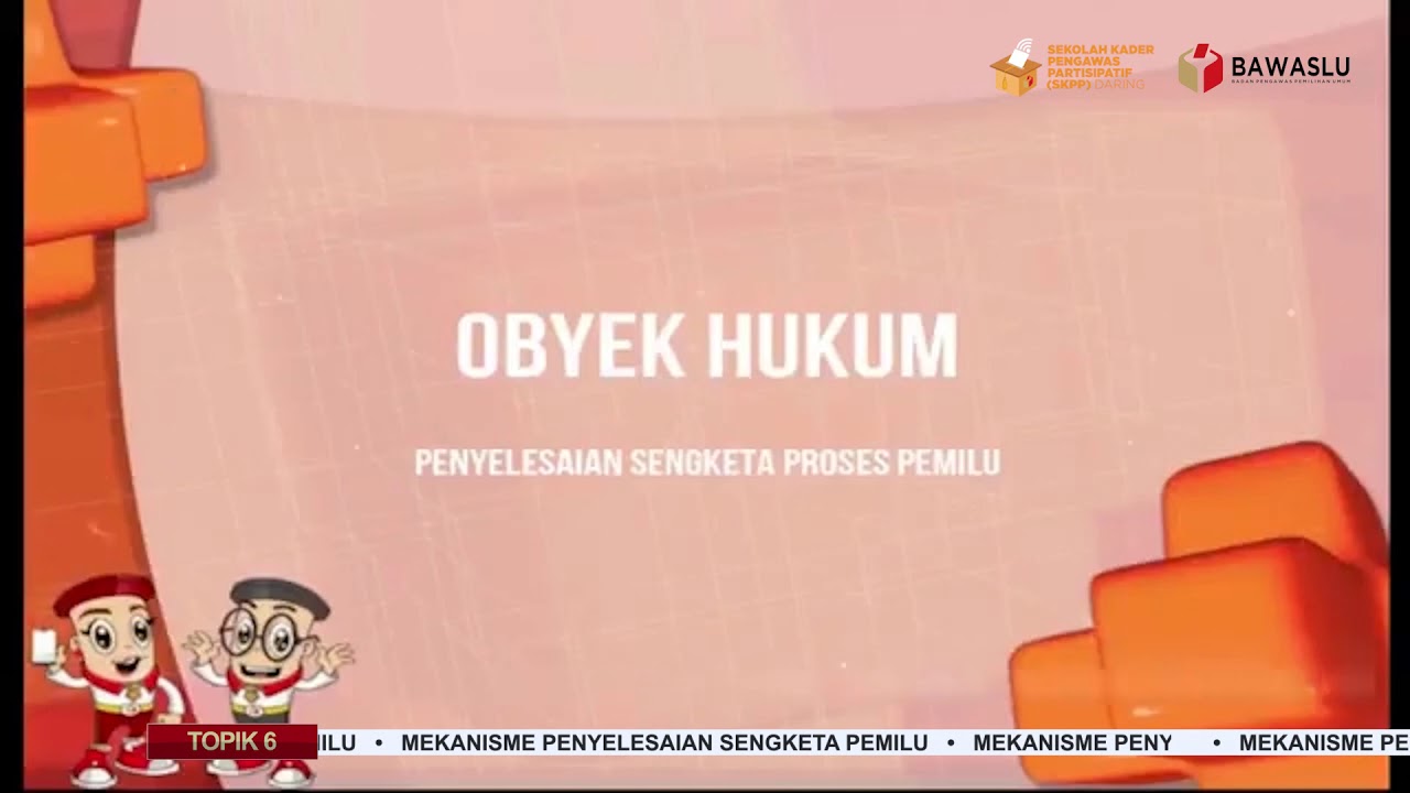 TOPIK 6.2 MEKANISME PENYELESAIAN SENGKETA