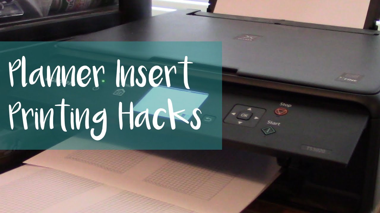 How to Print Planner Inserts Back-to-Back