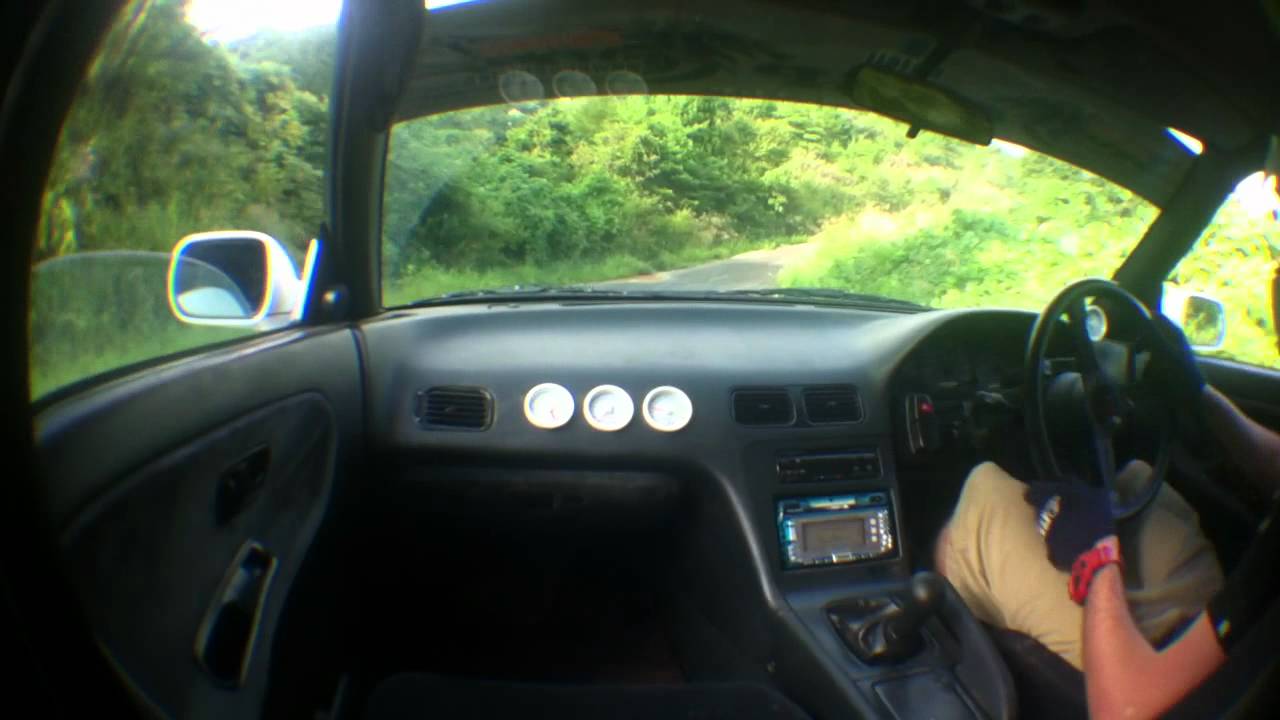 Ebisu Circuit Togue Course 180SX In Car Drift (Fisheye Lens)