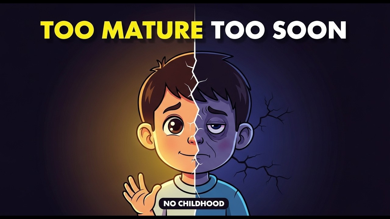 The Hidden Trauma of Growing Up Too Fast   /لم تكن ناضجًا… كنت تحاول النجاة