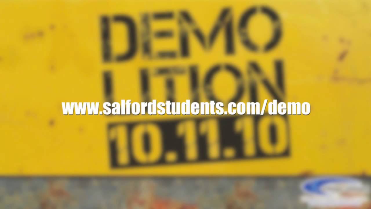 University of Salford Students' Union: Demo 2010