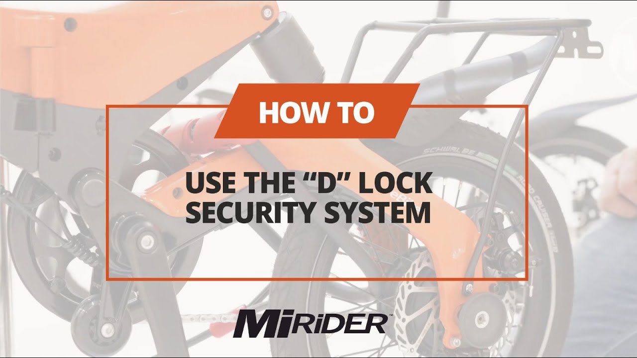 Using the Abus D Lock Security System