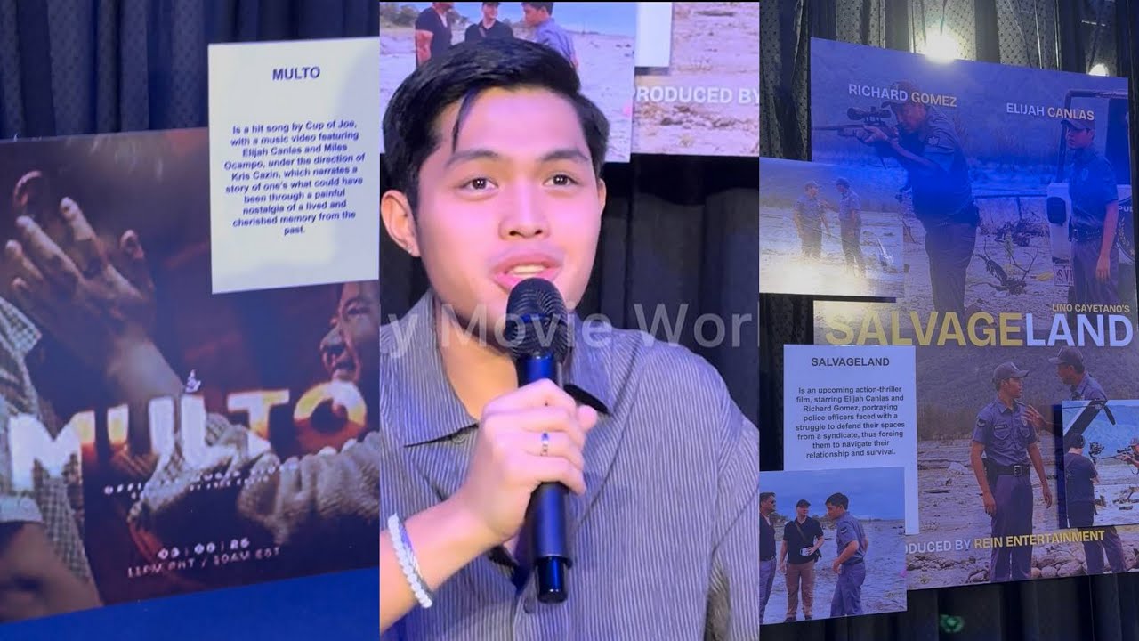 ELIJAH CANLAS ON LOVE LIFE WITH MILES OCAMPO & BIG-SCREEN PROJECT WITH RICHARD GOMEZ 