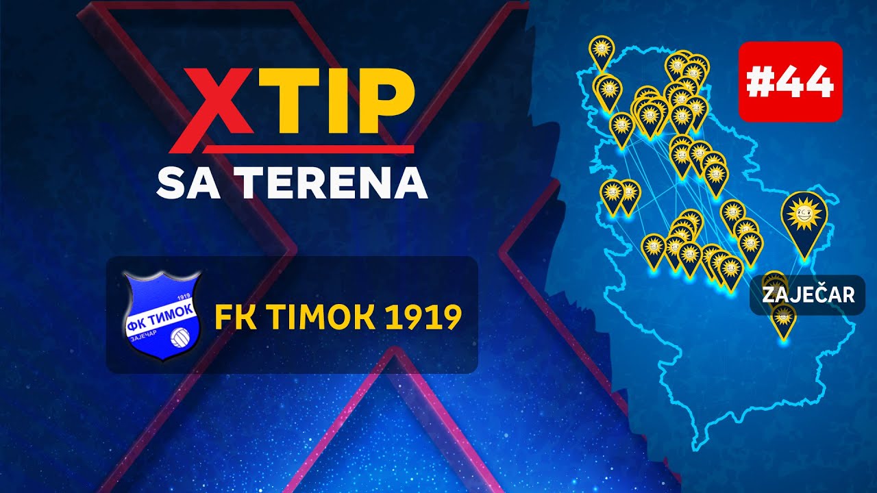 MerkurXtip - Xtip sa terena - FK Timok 1919 Zaječar