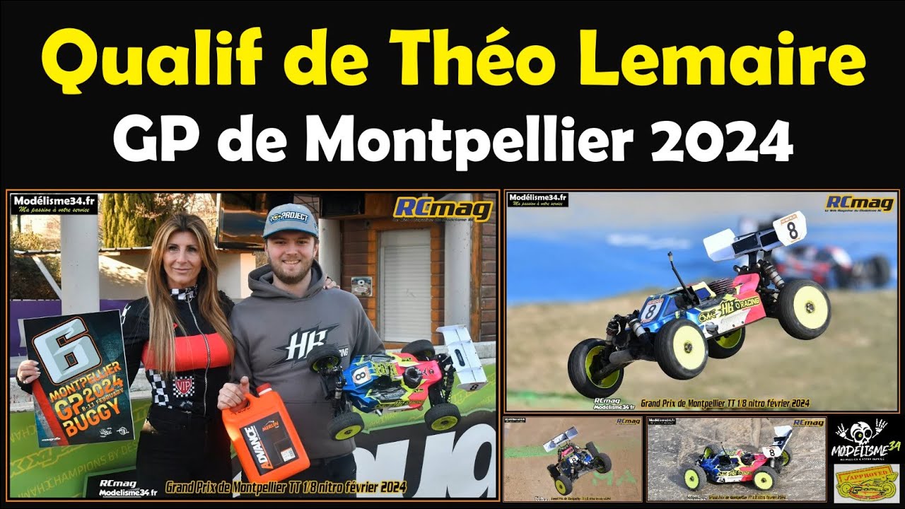 Théo Lemaire lors des qualifications du Grand Prix de Montpellier 2024 - Théo qui sera en finale