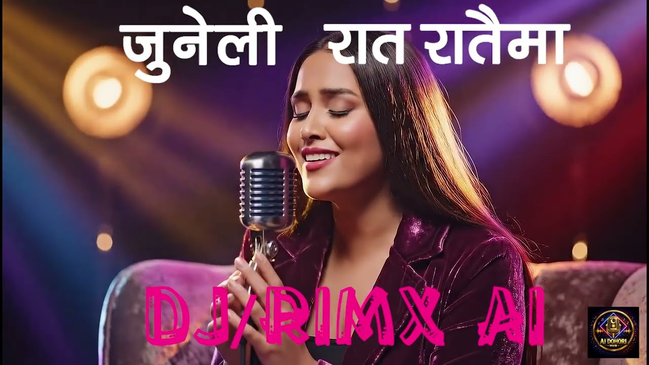 जुनेली रात रातैमा Juneli Ratai Rataima AI Dohori HUB | Nepali Party, DJ, AI Song 2025