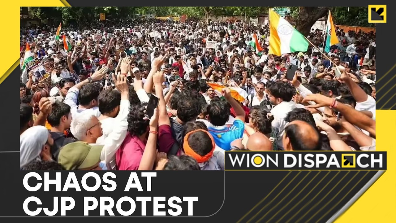 Chaos at CJP Protests in New Delhi | WION Dispatch