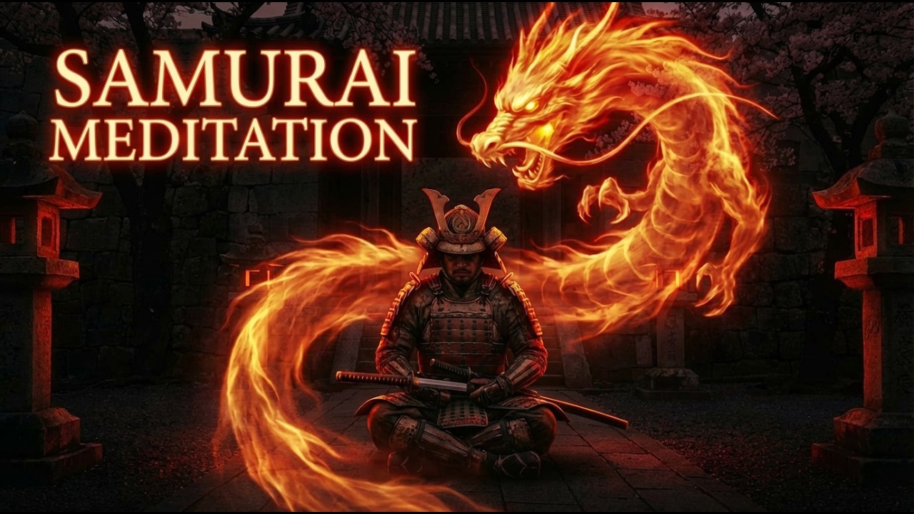 Dark Samurai Japanese Music| Dragon Warrior Meditation | Bushido for Moral Clarity | 義