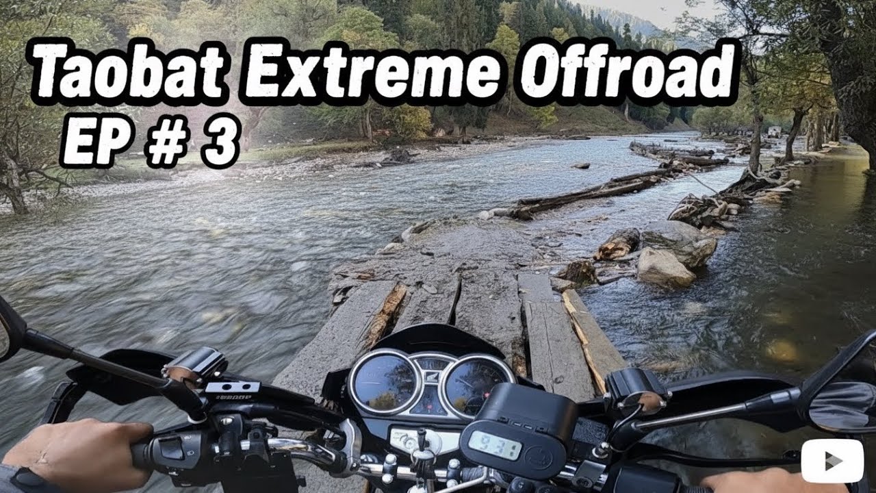 Taobat to Kel Extreme Off-Road Ride on Honda CB150F | Water Crossings, Adventure Bike Trip Pakistan