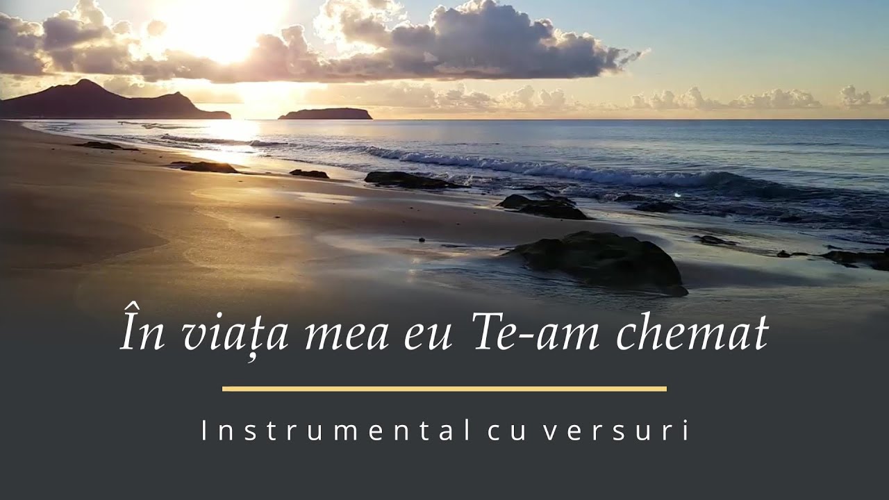 În viața mea eu Te-am chemat (Eu nu Te mai aud) - Negativ (Instrumental cu versuri)