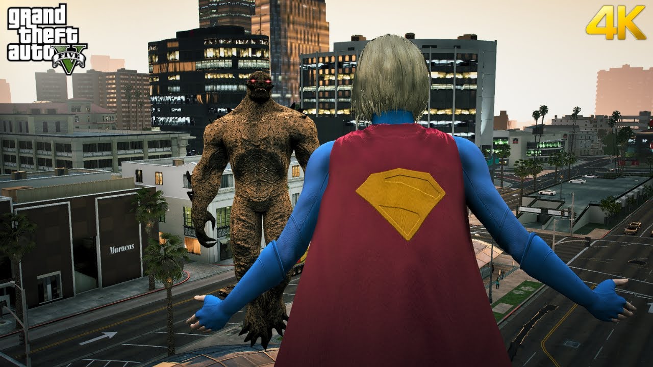 GTA 5 - Supergirl Vs Doomsday | Epic Death Battle!