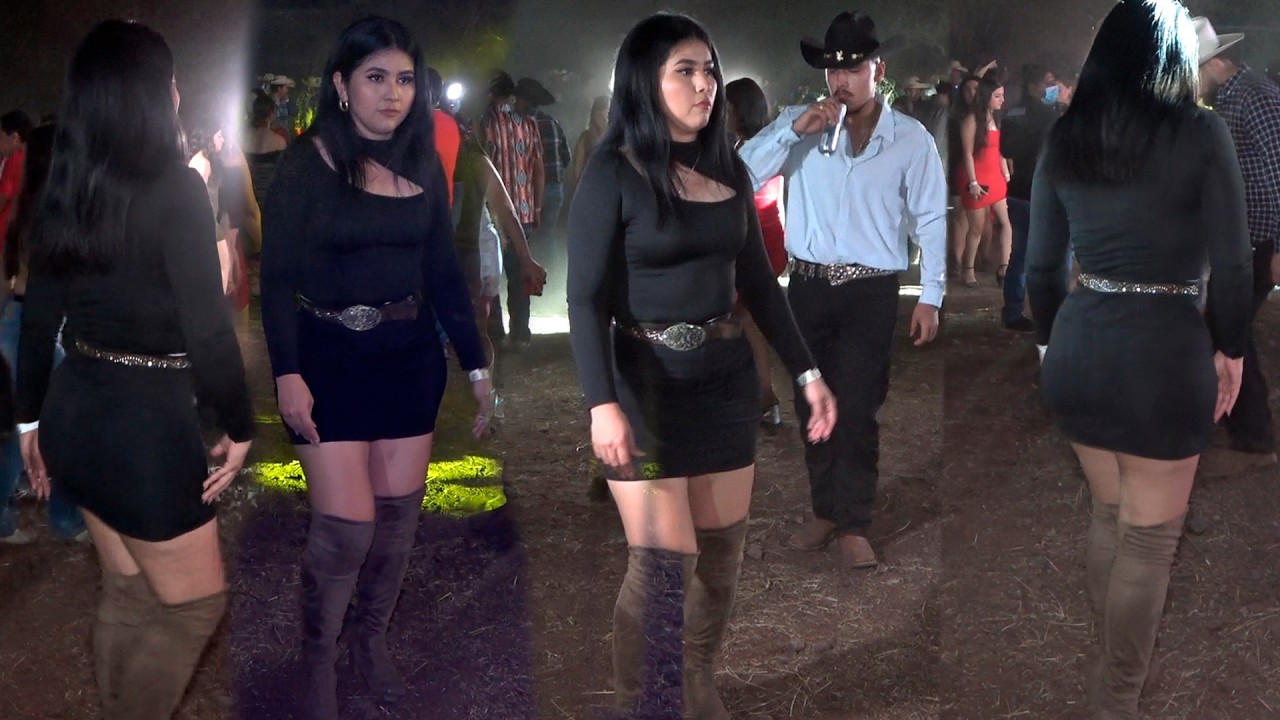 WOW SI QUE SE LUCIO  BAILANDO ESTA HERMOSA CHICA DE NEGRO  EN ESTE BAILAZO  EN NUEVO GALEANA GRO