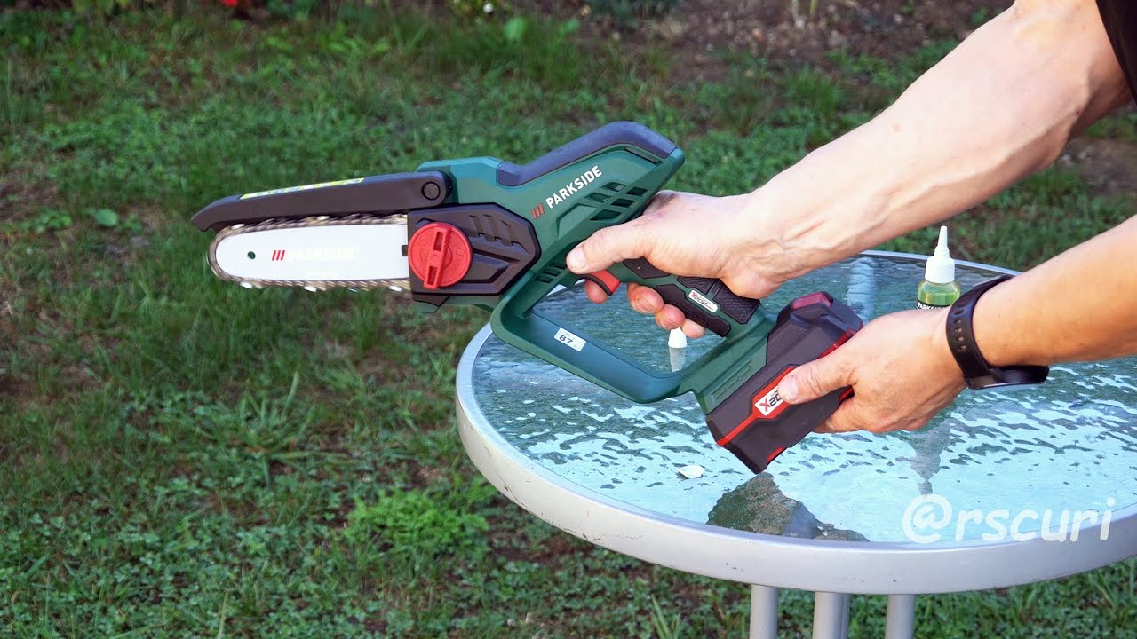 Parkside PAGHS 20 Li C3 _ aku pila za grane - Test (cordless wood cutter) _ LIDL