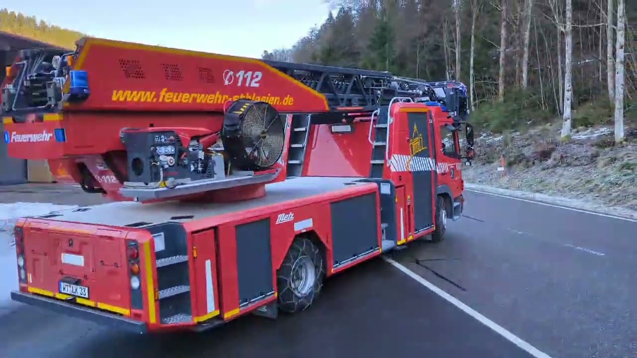 Einstaz für die FFW St. Blasien.