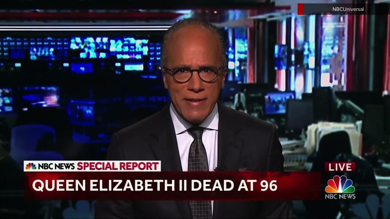 NBC News Queen Elizabeth II death special report open