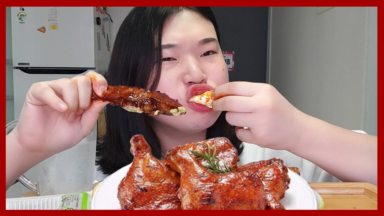 근손실 방지를 위해 먹는 자메이카 통다리 먹방🍖🍖🍖