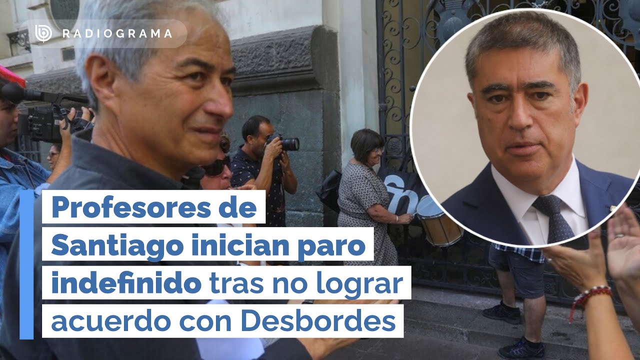 Profesores de Santiago inician paro indefinido tras no lograr acuerdo con Desbordes (RD)