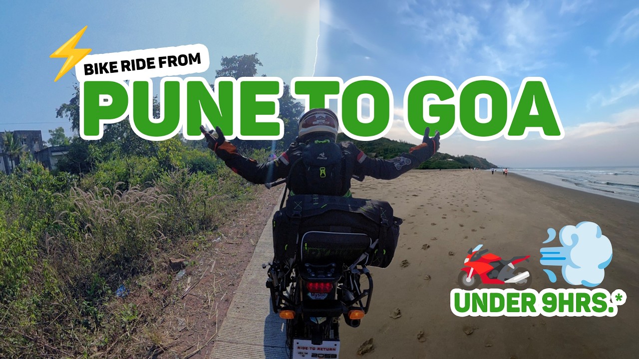 BIKE RIDE FROM PUNE TO GOA - BEST ROUTE | ROYAL ENFIELD HIMALAYAN