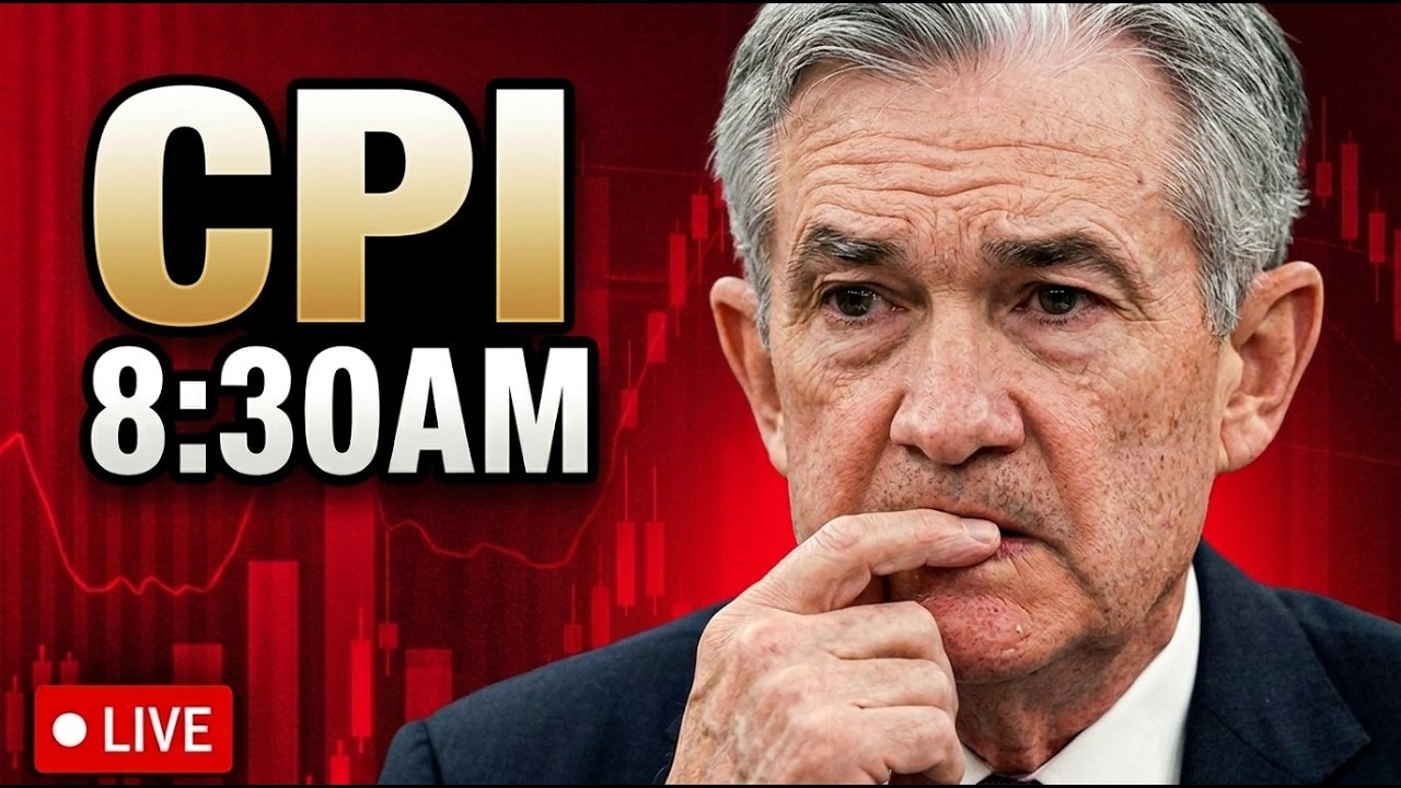 🔴CPI INFLATION DATA 8:30AM! INFLATION SHOCK MARKETS?! | LIVE TRADING