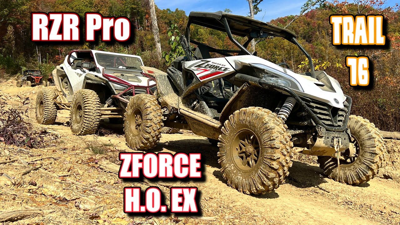 Polaris RZR Pro XP vs CFMOTO ZFORCE 950 HO EX at Windrock Park