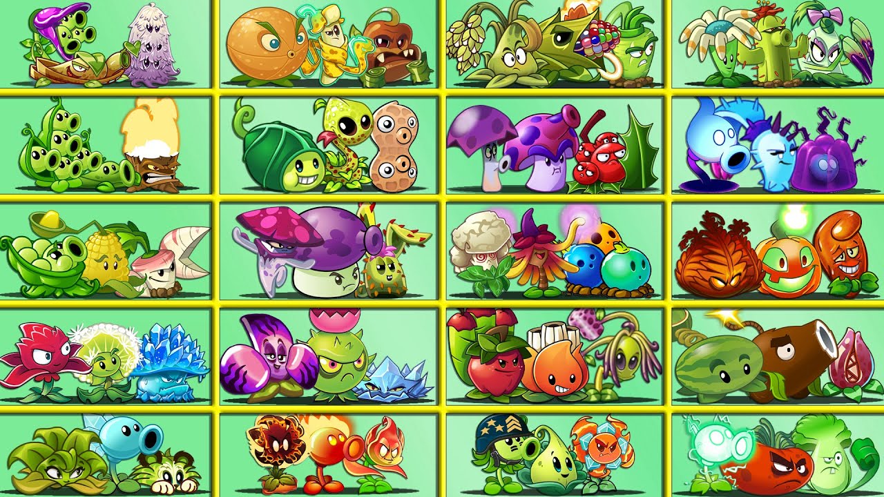 Random 20 Team 3 Plants Battlez - Who Will Win? - PvZ 2 Tournament