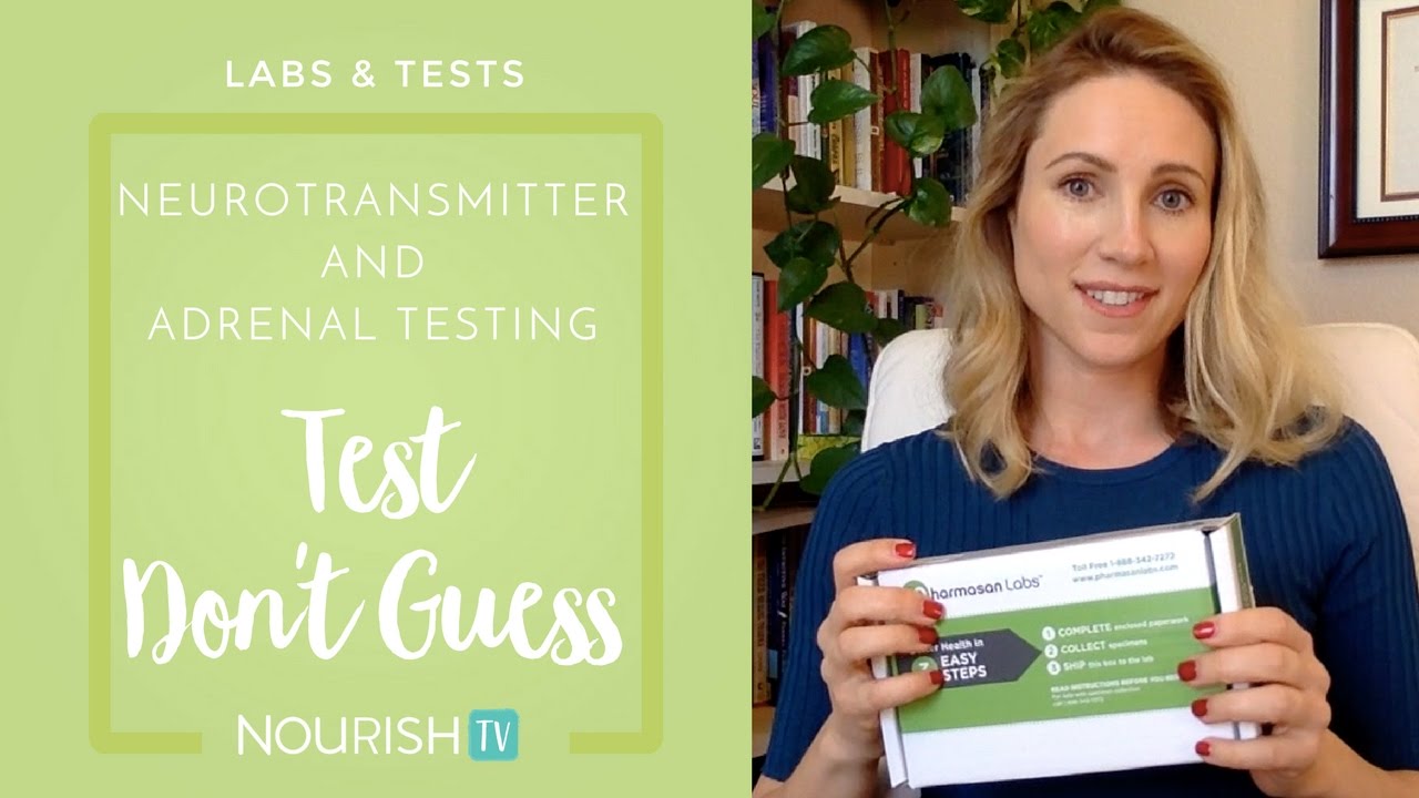 Test, Don't guess - about your brain chemistry.