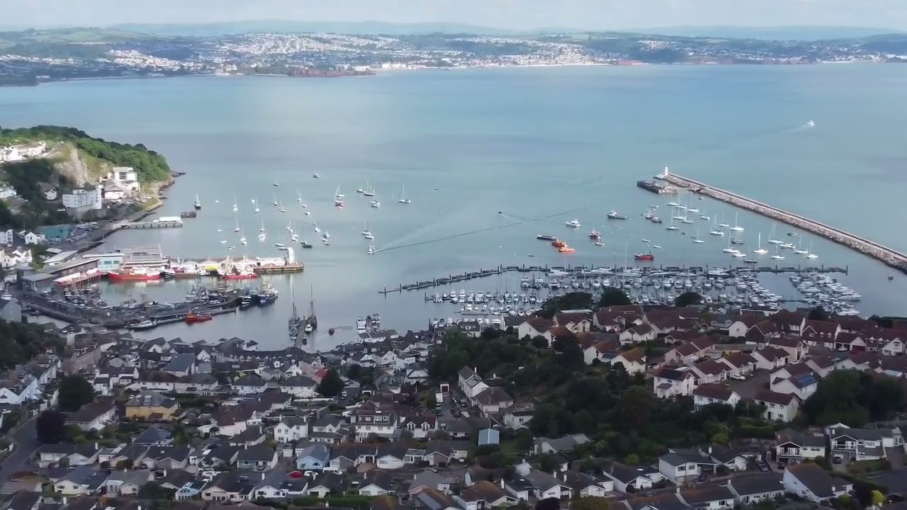 Brixham, Devon, UK from the air