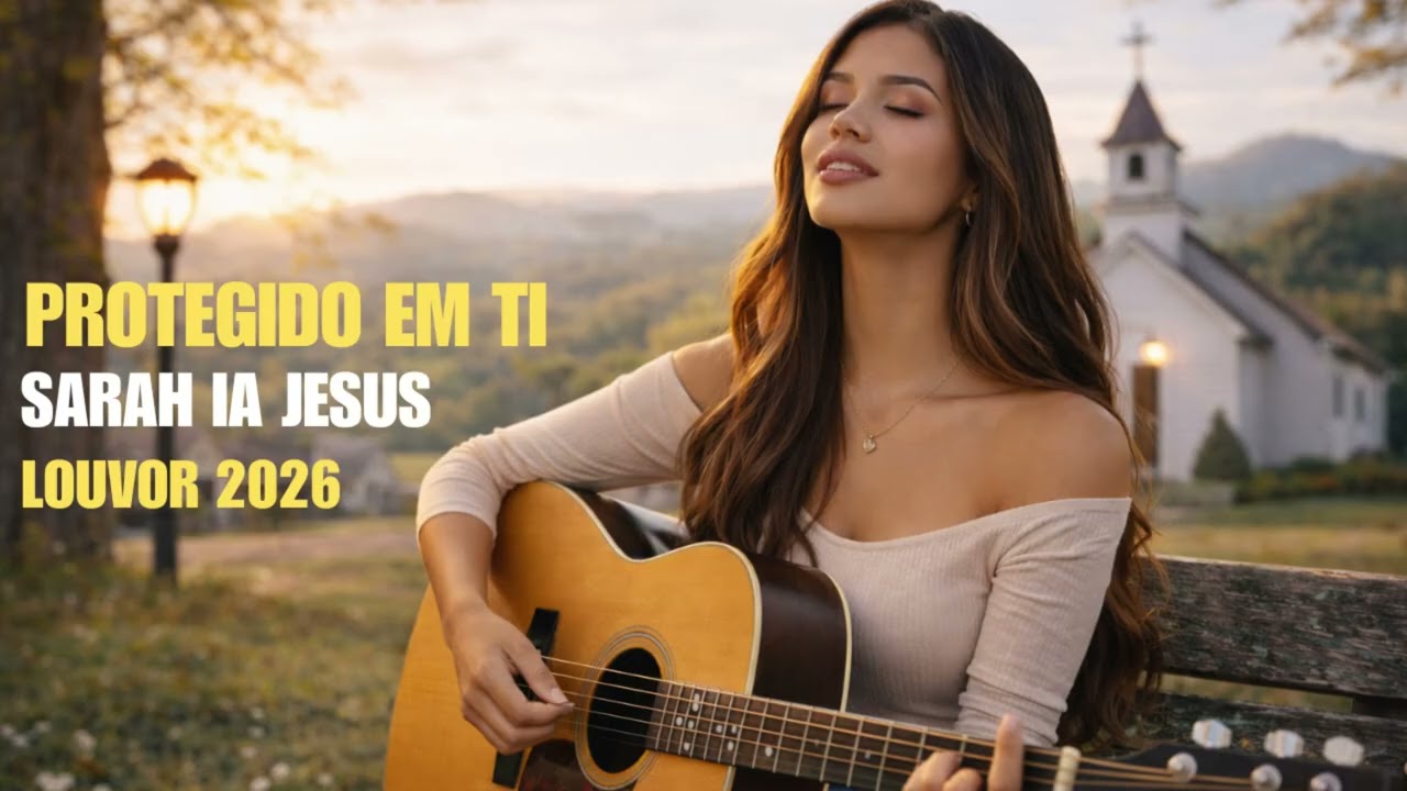 🎶 PROTEGIDO EM TI | SARAH IA JESUS 🎶 ESSE LOUVOR VAI TE COBRIR COM PROTEÇÃO